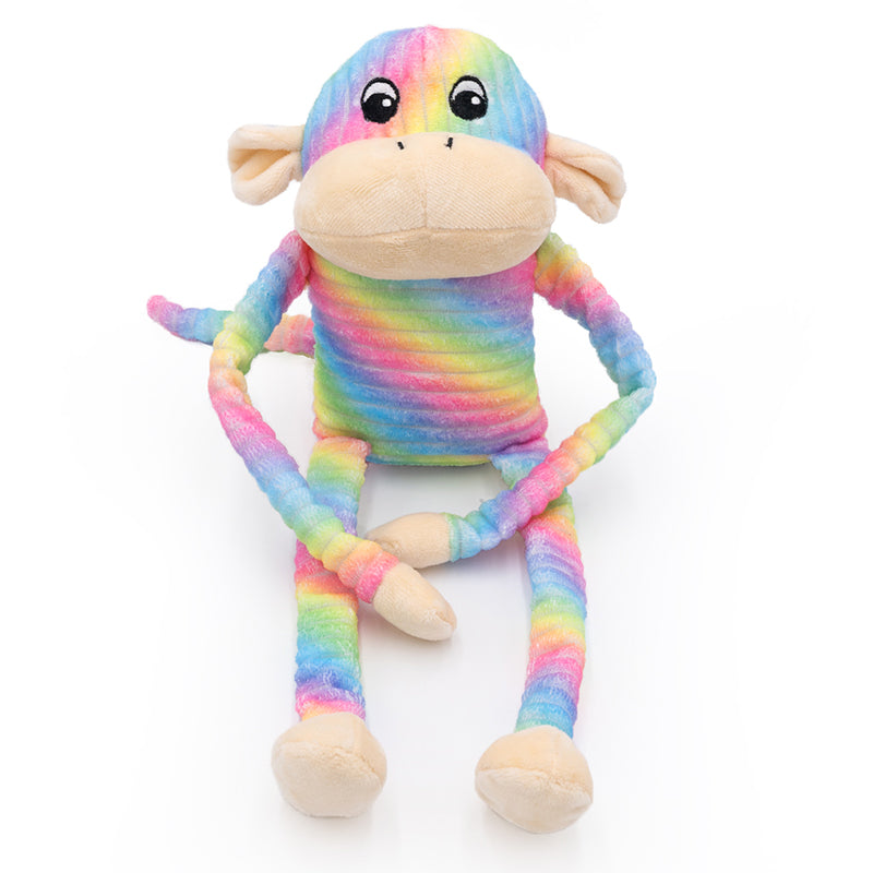 Zippypaws - Spencer the Crinkle Rainbow Monkey L
