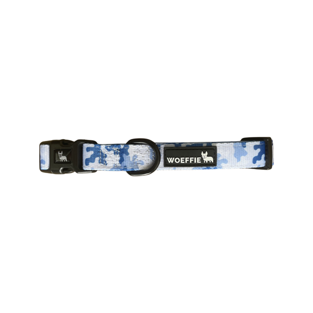 Halsband - Blaues Camouflage