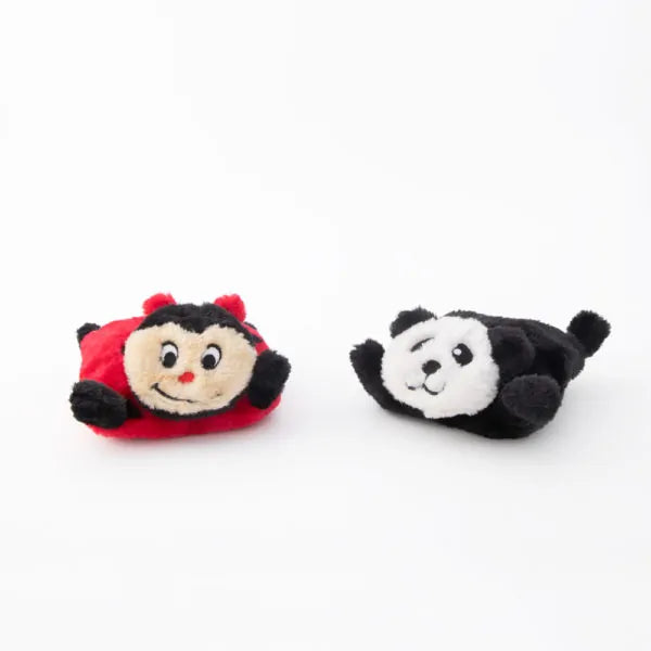 Zippypaws - Squeakie Pad Ladybug and Panda