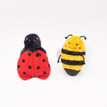 Load image into Gallery viewer, Zippypaws - Crinkle Bee and Ladybug