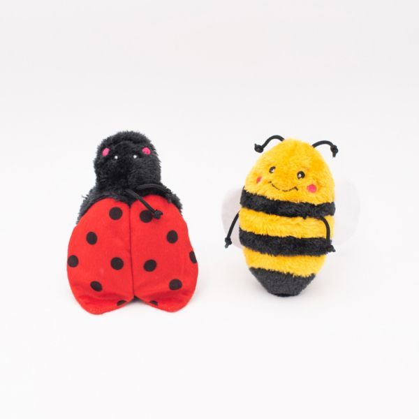 Zippypaws - Crinkle Bee and Ladybug