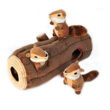 Load image into Gallery viewer, Zippypaws - Burrow Log with 3 Chipmunks