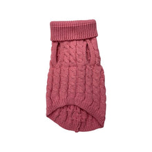 Load image into Gallery viewer, Knitted Sweater - Dark Pink