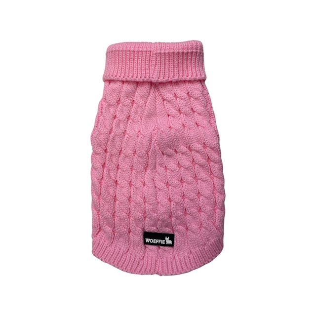 Knitted Sweater - Blush Pink