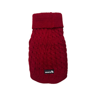 Knitted Sweater - Red Wine